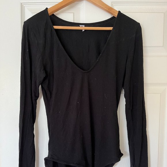 Urban Outfitters Tops - out from under bodysuit long sleeve v-neck